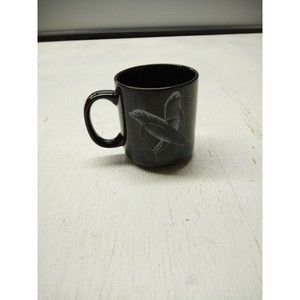 Sea World Dolphin Coffee Drinking Mug Black/White 12 Oz